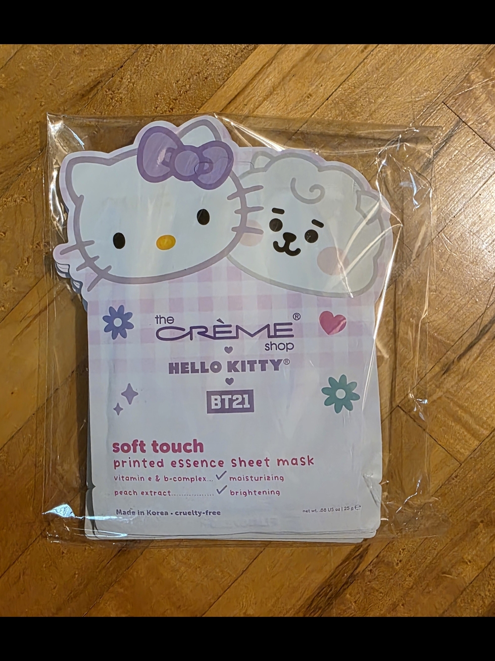 6 Pack The Crème Shop x Hello Kitty Soft Touch Printed Essence Sheet Mask